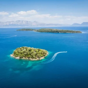 Meganisi island crystal clear waters boat trip